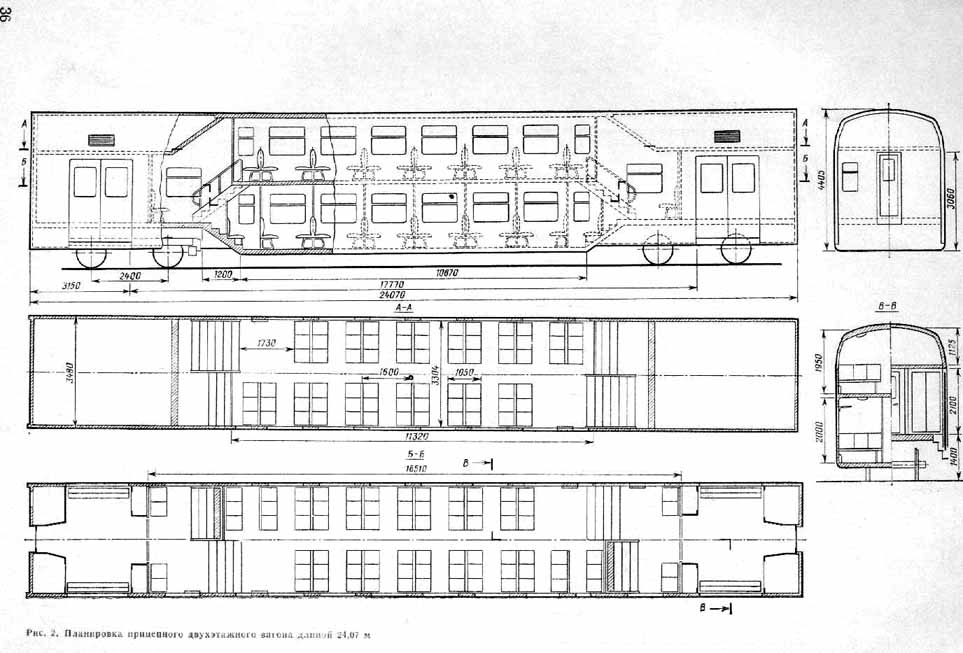 Двухэтажный поезд ржд схема вагона